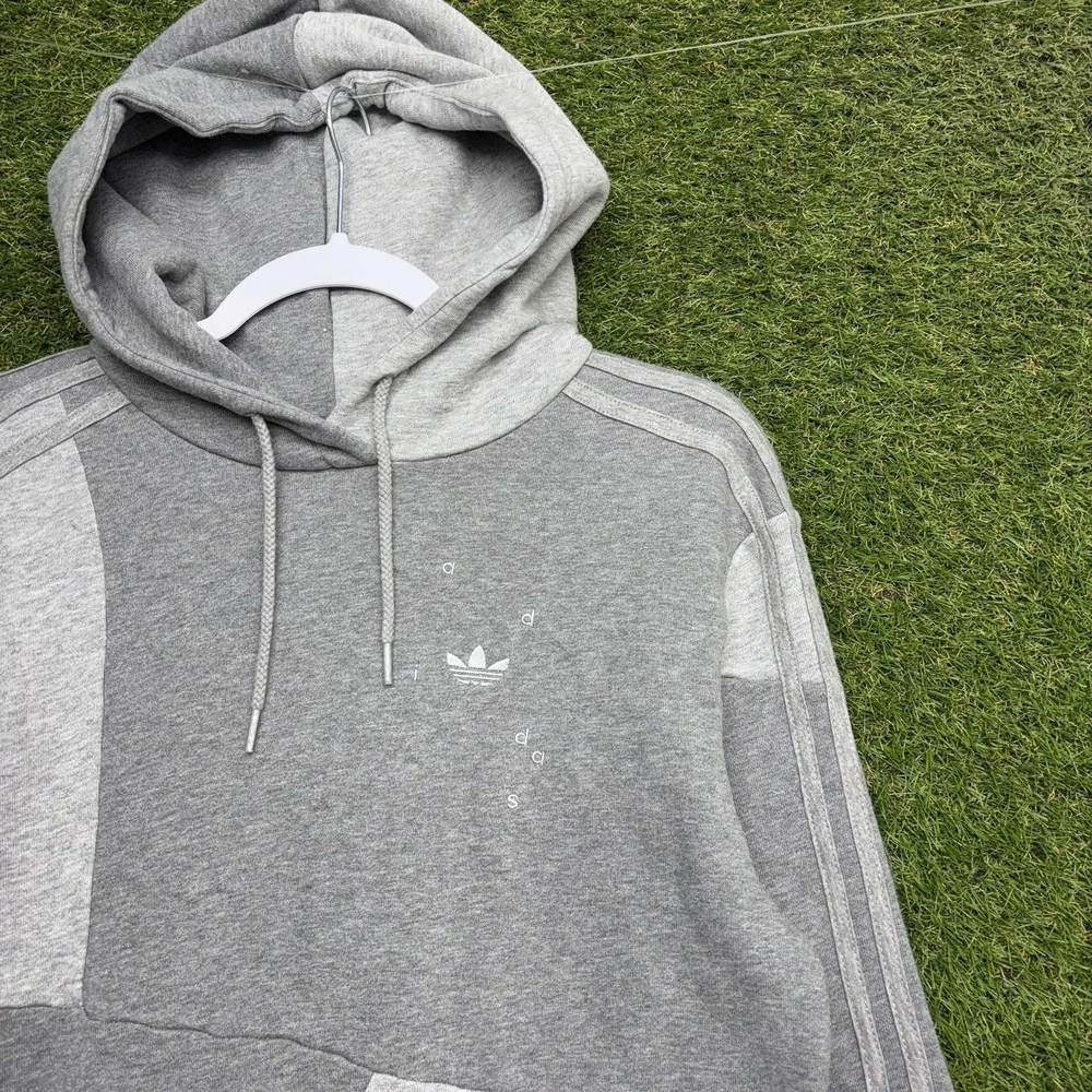 Adidas Hoodie Womens XS Patchwork Danielle Cathari Trefoil Sweatshirt Pullover